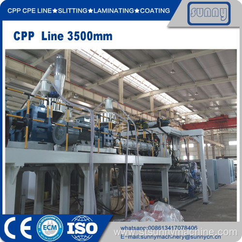 CPE 3 layers co-extrusion Casting film machine